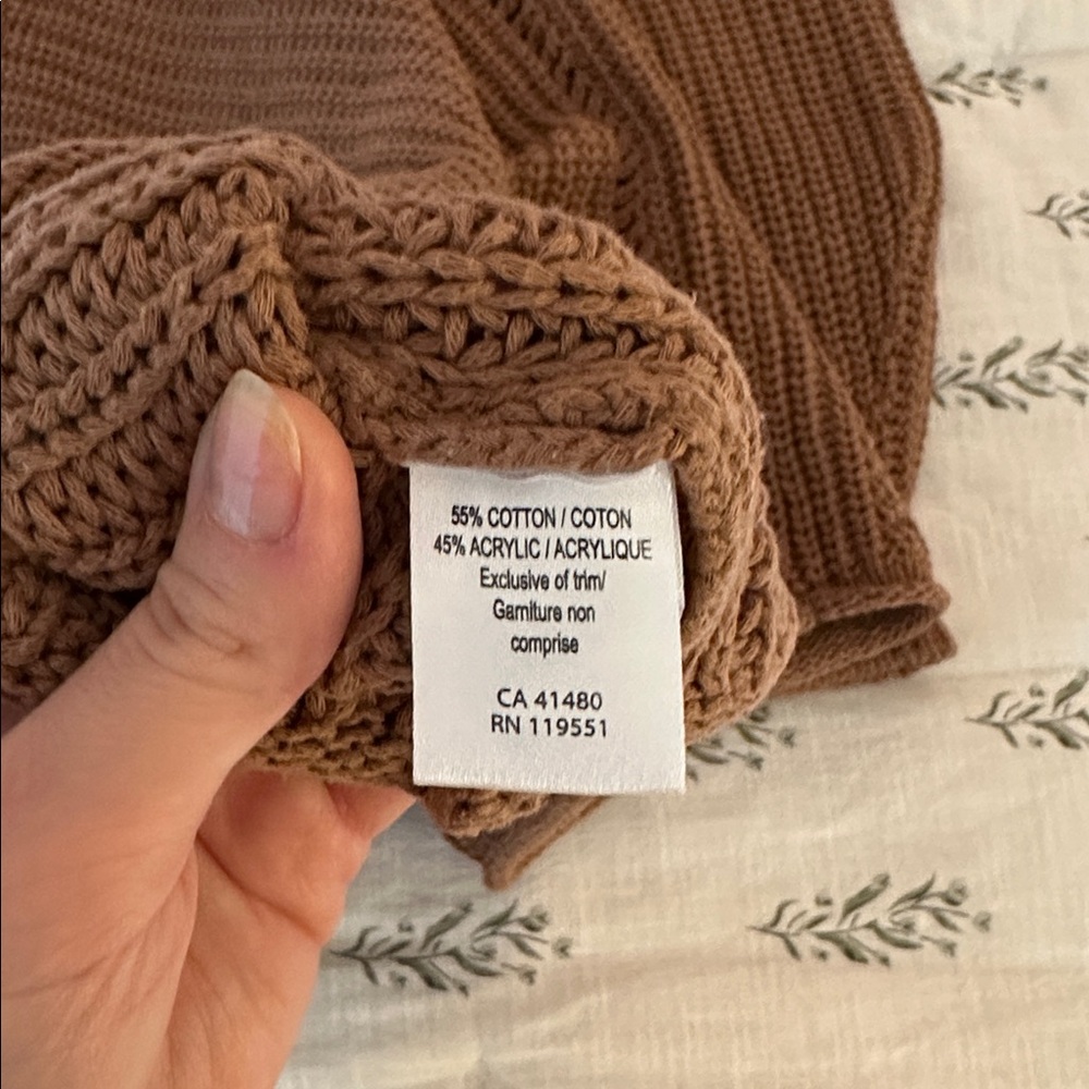 Gentle Fawn Tan Knit Sweater - Picture 5 of 6